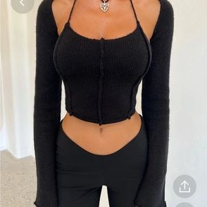 TIGERMIST LAUREN TOP BLACK XXS